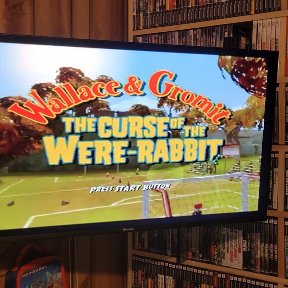 Wallace And Gromit Curse Of The Were Rabbit Playstation PS2 cib video game - Picture 2 of 7